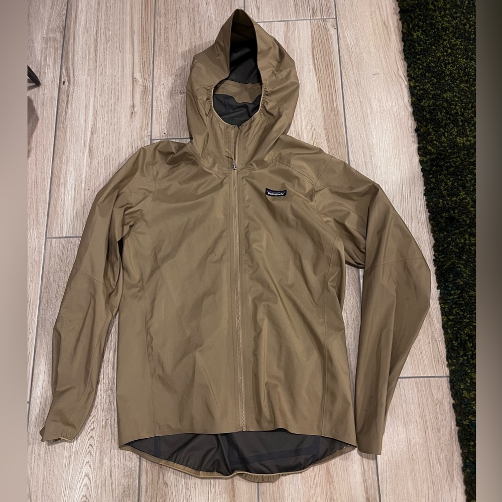 Patagonia Rain Jacket Rain Shell Tan